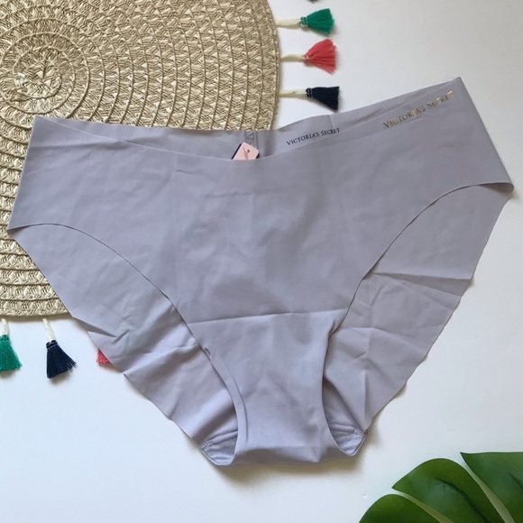 Victoria’s Secret PINK No Show Bikini Panty Feather Blue XL NEW - Picture 3 of 3